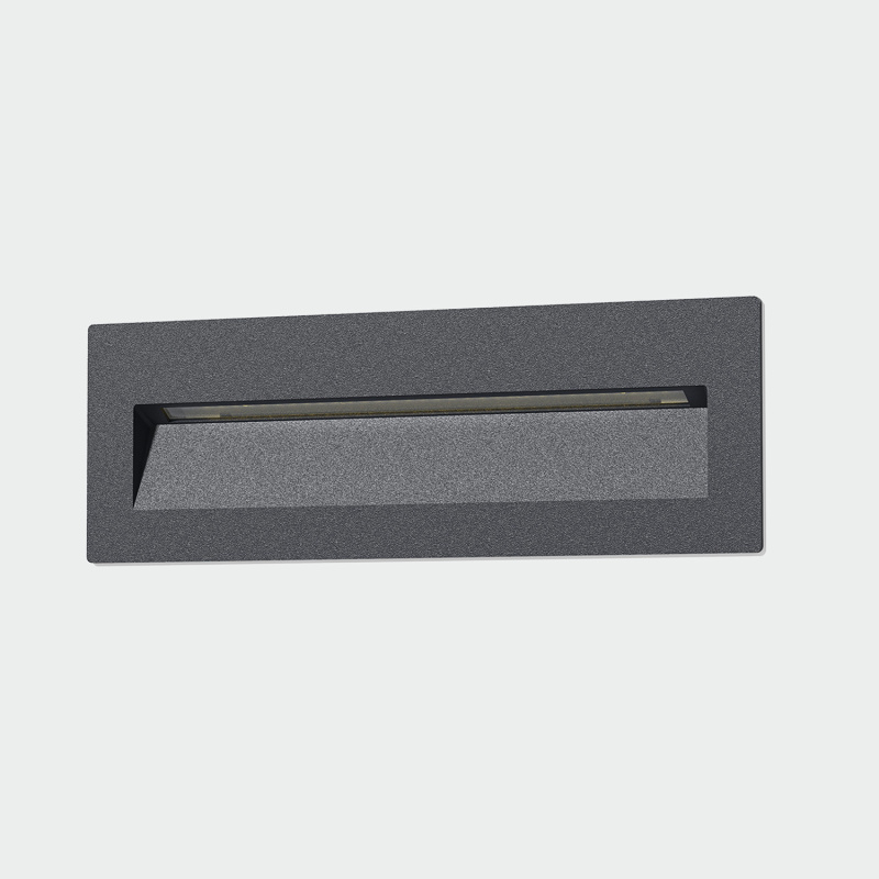 ACB Iluminacion Venkovní zapuštěné nástěnné LED svítidlo NASHIRA 4,5W, 226x76 mm, CRI80, CCT switch 2200-4000K, IP65 Barva: Antracit