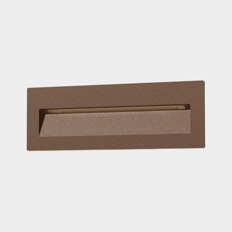 ACB Iluminacion Venkovní zapuštěné nástěnné LED svítidlo NASHIRA 4,5W, 226x76 mm, CRI80, CCT switch 2200-4000K, IP65 Barva: corten