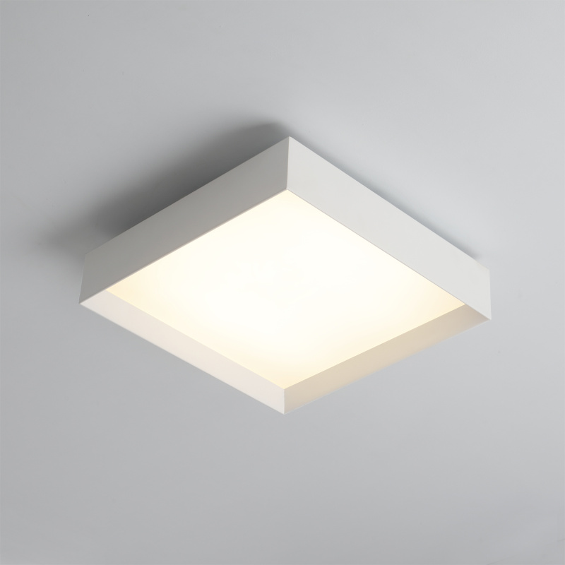 ACB Iluminacion Stropní LED svítidlo MUNICH, 18W, 30x30 cm, CRI90, CCT switch 2700-4000K Barva: Bílá, Stmívání a řízení: DALI/PUSH