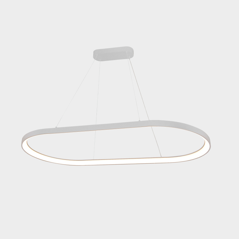ACB Iluminacion Závěsné LED svítidlo GRACE, 100W, 120x60 cm, CRI90, CCT switch 2700-4000K Barva: Bílá, Stmívání a řízení: ON/OFF