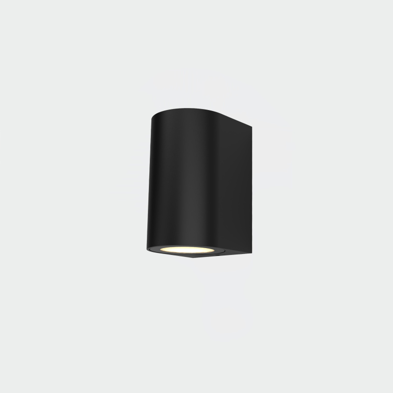 ACB Iluminacion Venkovní nástěnné LED svítidlo NEXO, 4W, v. 10 cm, CRI90, CCT switch 2700-3000K, IP65 Barva: Černá