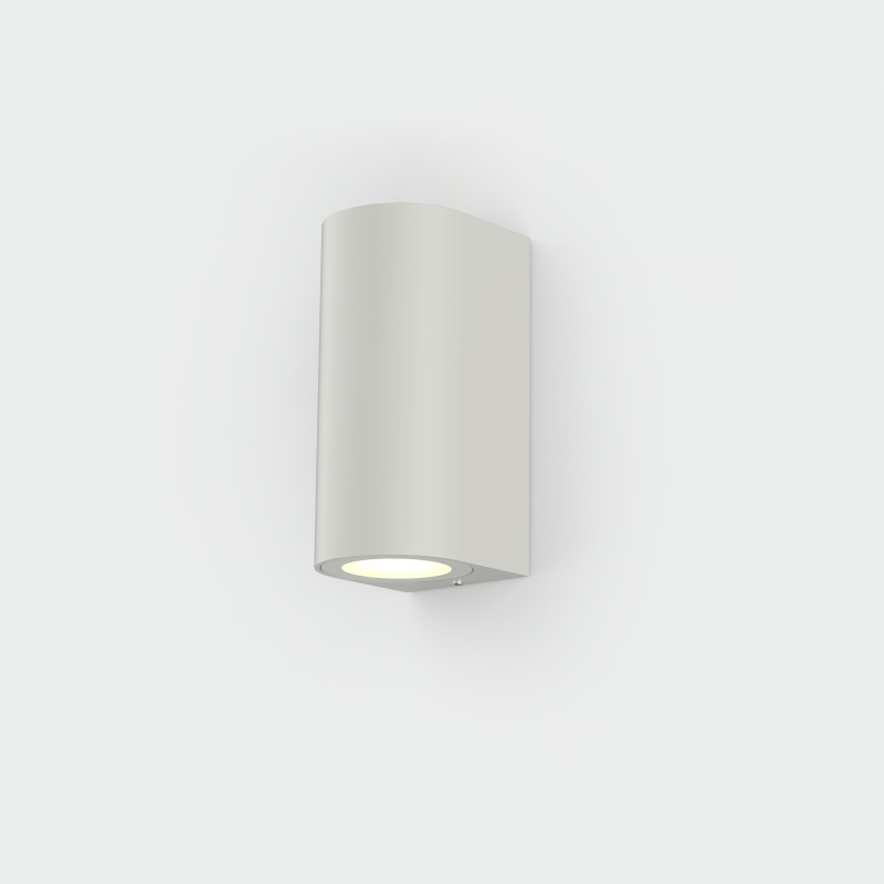 ACB Iluminacion Venkovní nástěnné LED svítidlo NEXO, 2x4W, v. 13 cm, CRI90, CCT switch 2700-3000K, IP65 Barva: Bílá