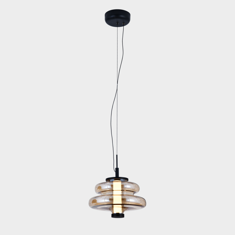 ACB Iluminacion Závěsné LED svítidlo SIRA 9,5W, Ø 25 cm, CRI90 2700K Barva: Amber
