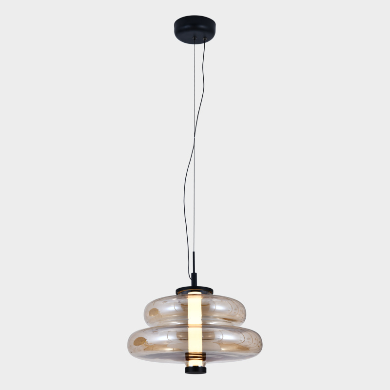 ACB Iluminacion Závěsné LED svítidlo SIRA 14,5W, Ø 35 cm, CRI90 2700K Barva: Amber