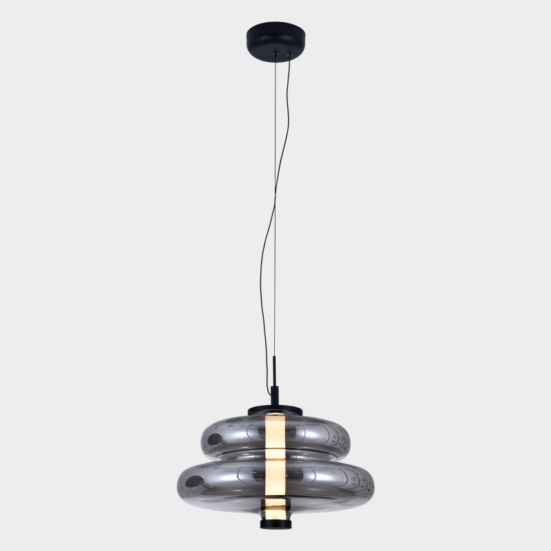 ACB Iluminacion Závěsné LED svítidlo SIRA 14,5W, Ø 35 cm, CRI90 2700K Barva: Fumé
