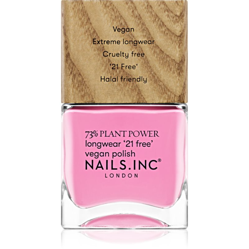Nails Inc. Vegan Nail Polish dlouhotrvající lak na nehty odstín Detox On Repeat 14 ml