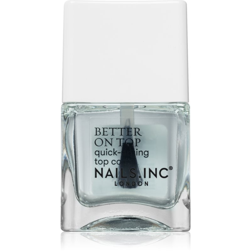 Nails Inc. Better on Top vrchní ochranný lak na nehty s leskem 14 ml