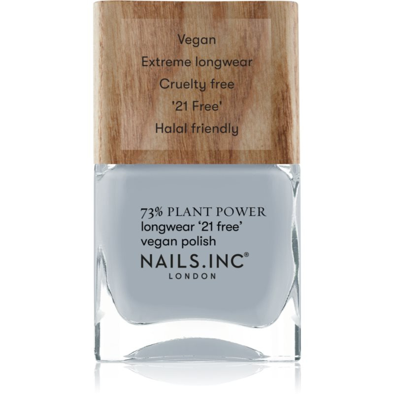 Nails Inc. Vegan Nail Polish dlouhotrvající lak na nehty odstín Fresh Air Don't Care 14 ml