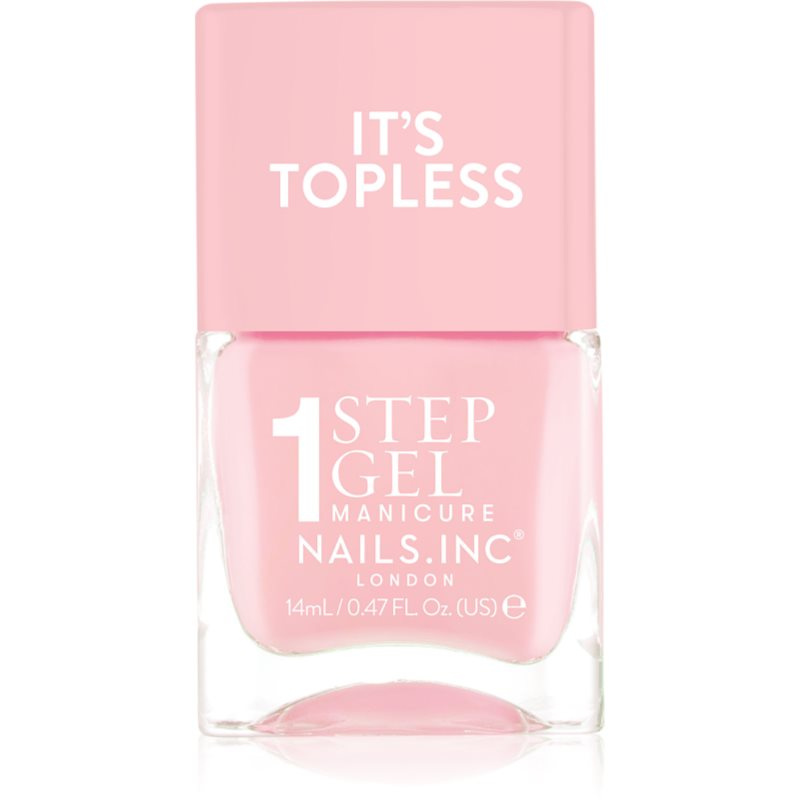 Nails Inc. It’s Topless gelový lak na nehty pro dlouhotrvající efekt odstín Sabrina 14 ml