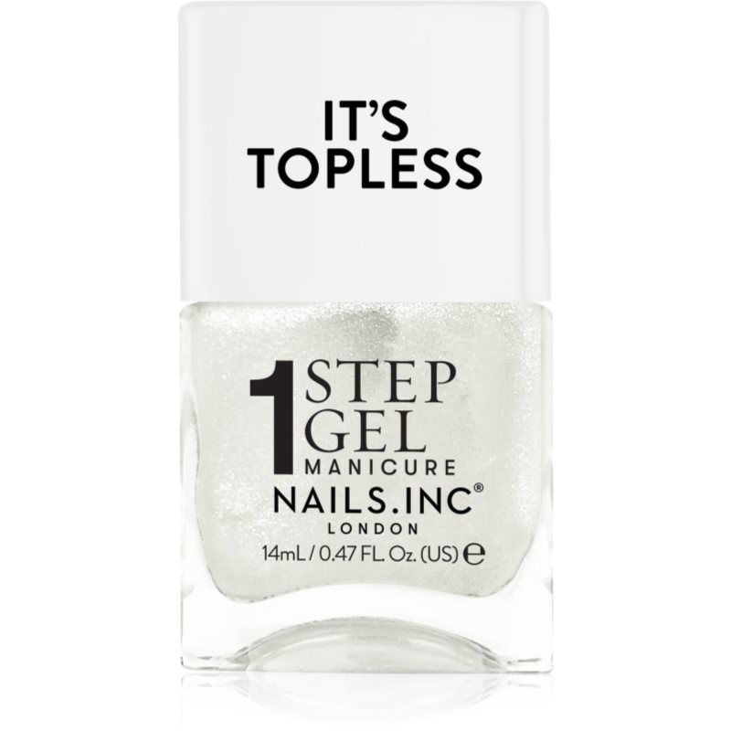 Nails Inc. It’s Topless gelový lak na nehty pro dlouhotrvající efekt odstín Sydney 14 ml