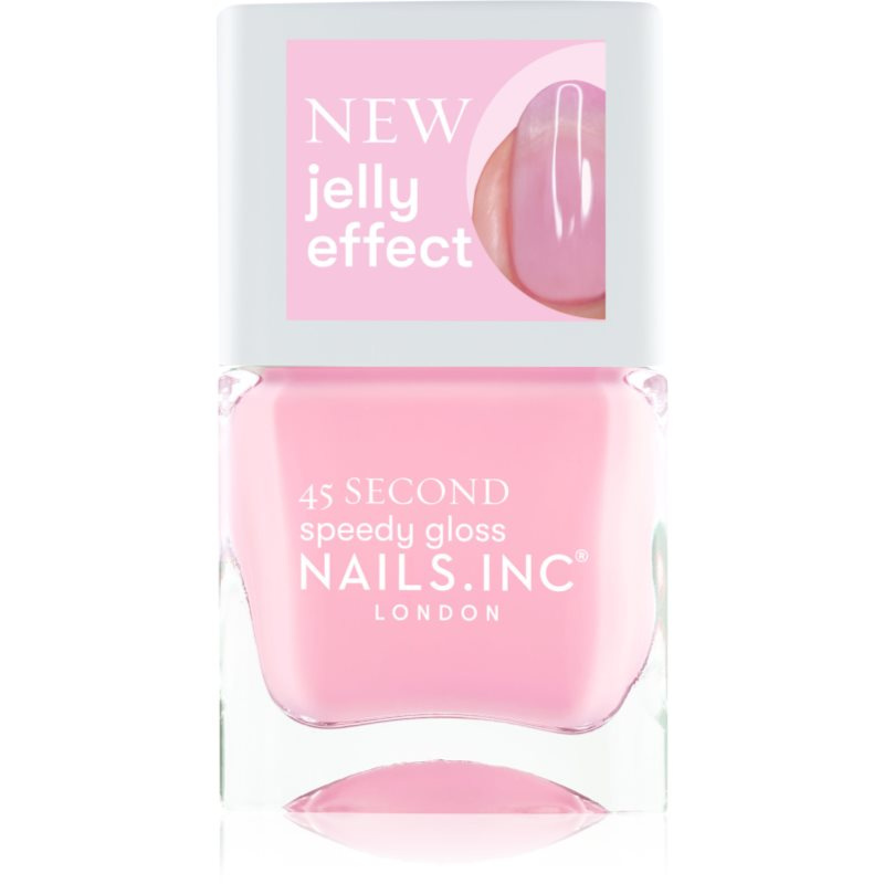 Nails Inc. 45 Second Speedy Gloss rychleschnoucí lak na nehty odstín Jammin 14 ml