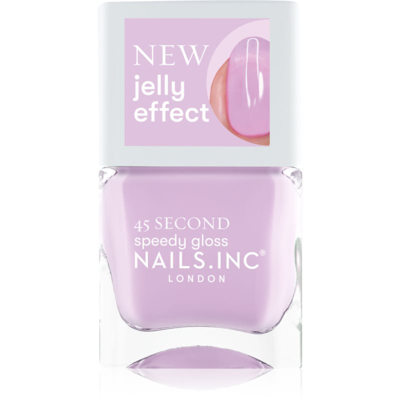 Nails Inc. 45 Second Speedy Gloss rychleschnoucí lak na nehty odstín Jel Oh Jel 14 ml