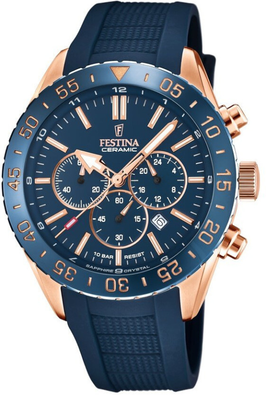Festina F20516/1 Ceramic chronograph 44mm