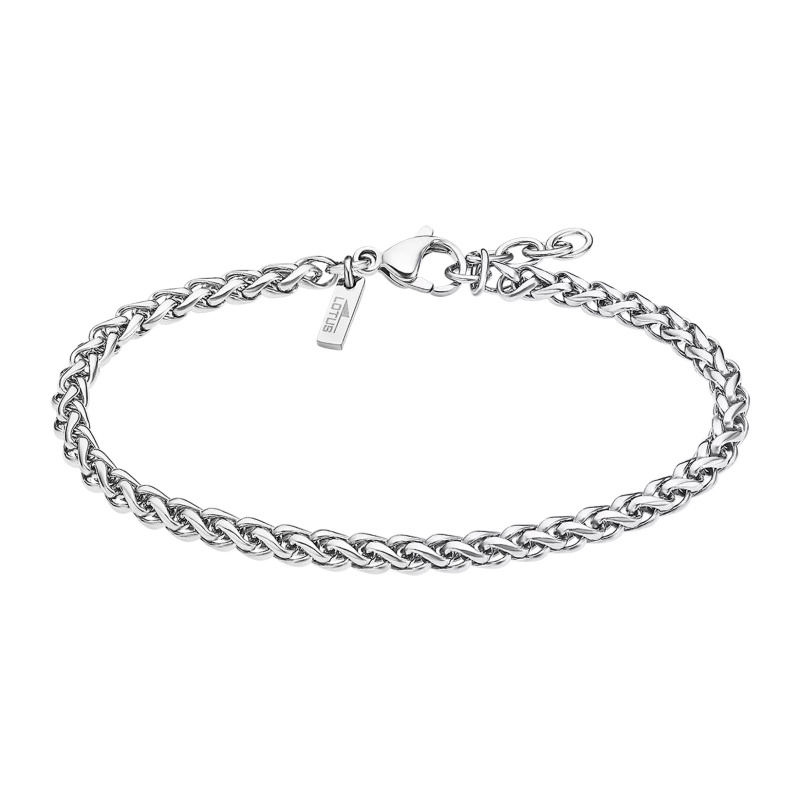 Lotus Style Masivní pánský náramek z oceli Men in Black LS2222-2/1