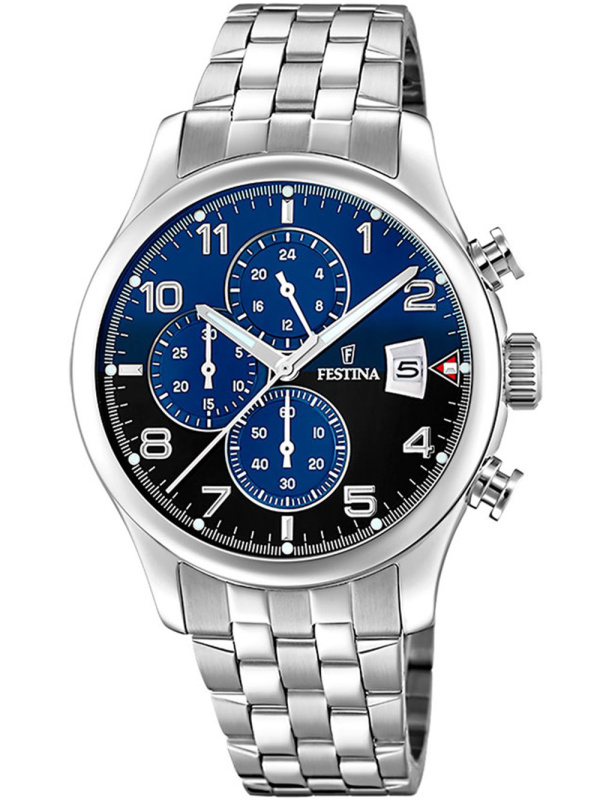 Festina F20374/8 Timeless Chronograph Mens 43mm