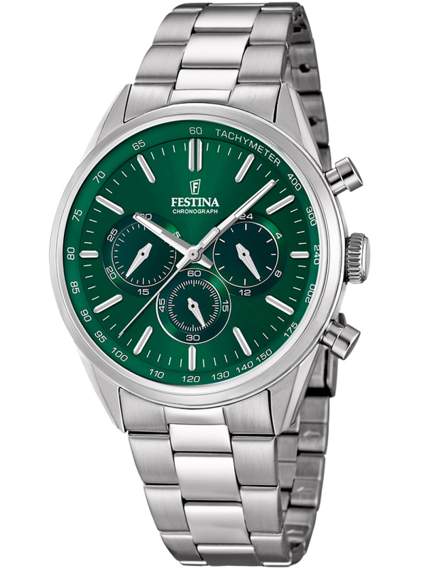 Festina F16820/R Timeless Chronograph Mens 44mm