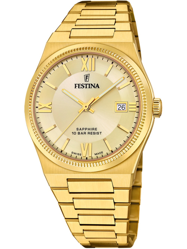 Festina F20038/2 Swiss Made Rivé 40mm 10ATM