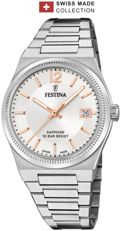 Festina F20035/2 Swiss Made Rivé 35mm 10ATM