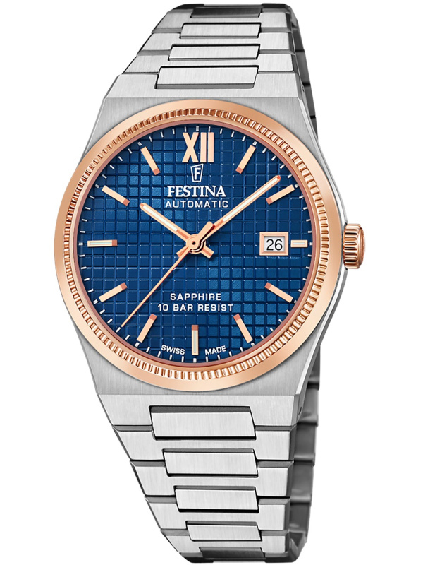 Festina F20030/2 Swiss Made Rivé Automatic 40mm 10ATM