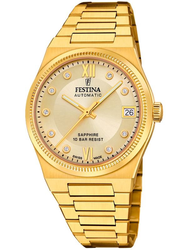 Festina F20033/2 Swiss Made Rivé Automatic 35mm 10ATM