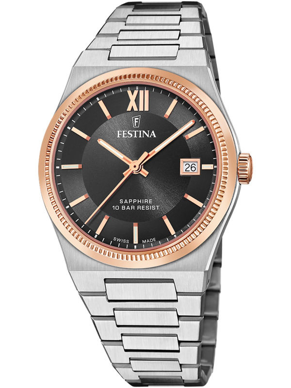 Festina F20036/3 Swiss Made Rivé 40mm 10ATM