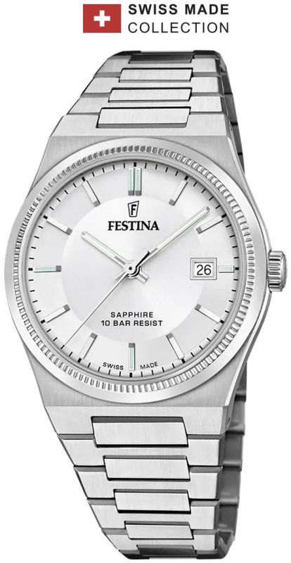 Festina F20034/1 Swiss Made Rivé 40mm 10ATM