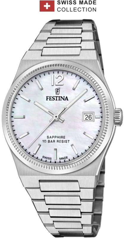 Festina F20035/1 Swiss Made Rivé 35mm 10ATM