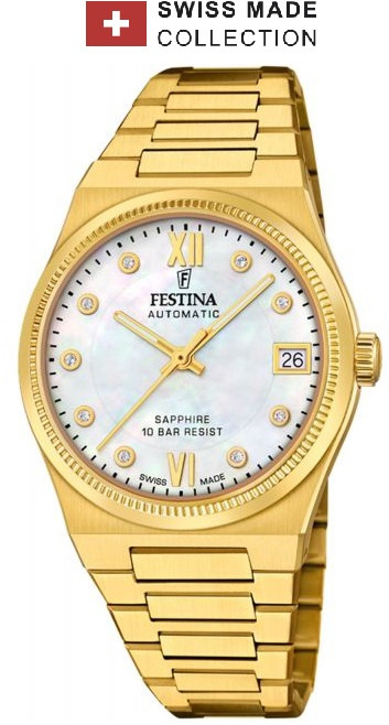 Festina F20033/1 Swiss Made Rivé Automatic 35mm 10ATM
