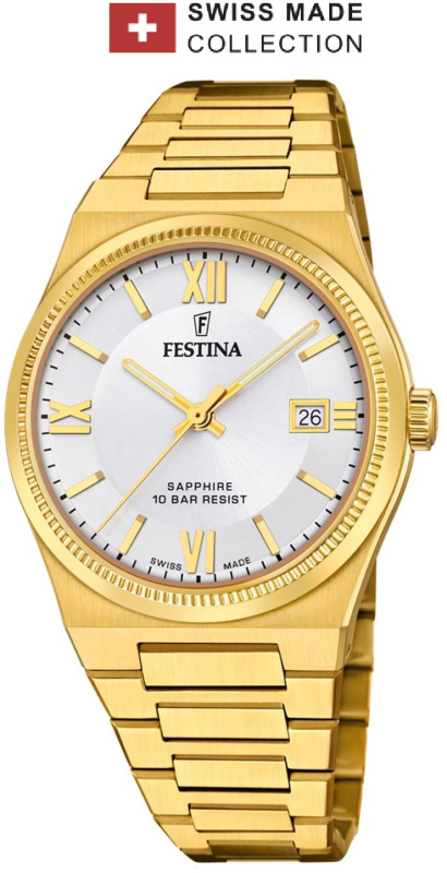 Festina F20038/1 Swiss Made Rivé 40mm 10ATM