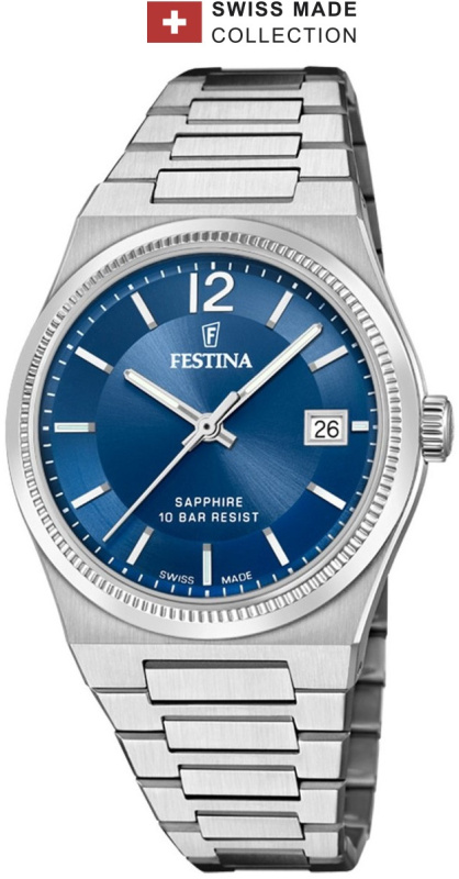 Festina F20035/4 Swiss Made Rivé 35mm 10ATM