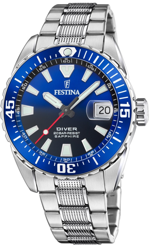 Festina F20669/1 Divers Watch 42mm 20ATM