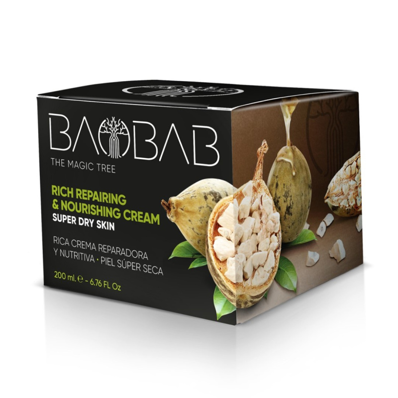 Diet Esthetic Baobab Regenerační krém pro suchou pokožku 200 ml