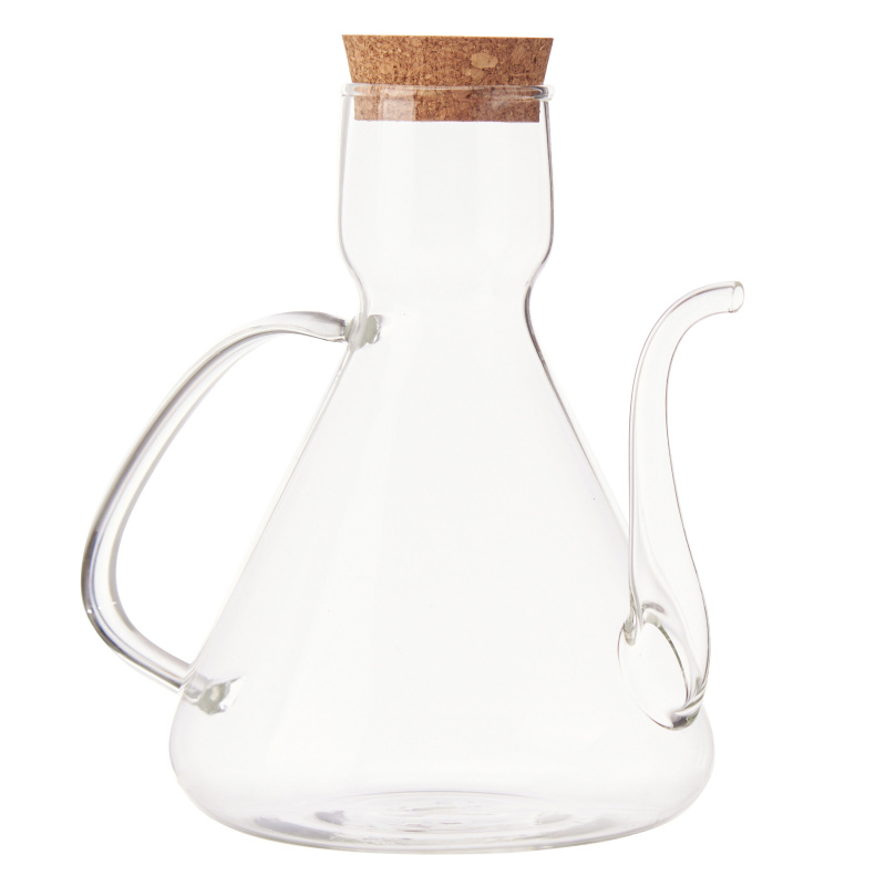 Vivalto Láhev na olej s korkovou zátkou VIVAD, 750 ml transparentní