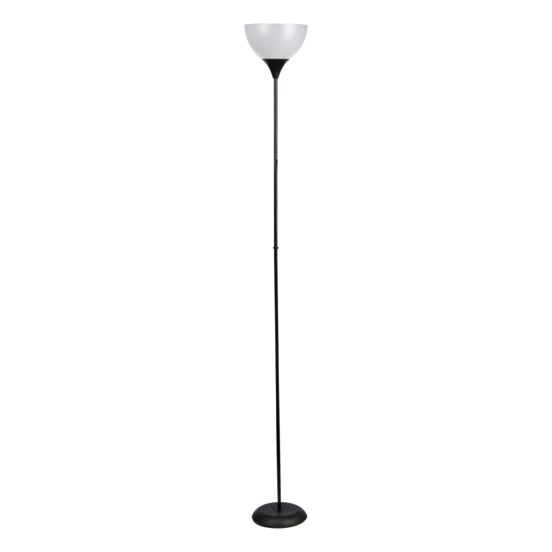 Giftdecor Stojací lampa CLIS, 185 cm, černá černá