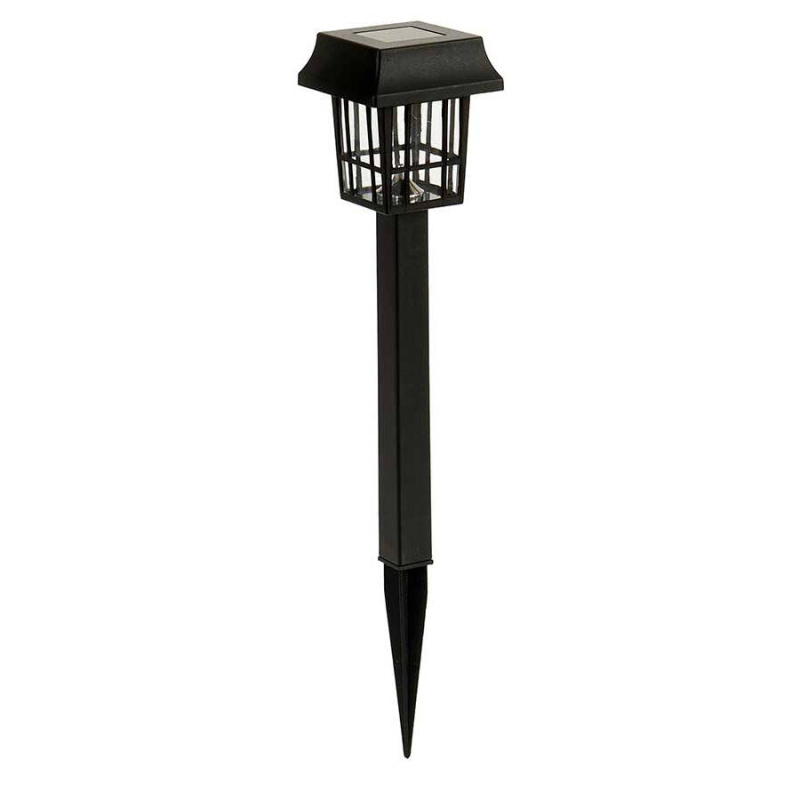 IBERGARDEN Solární zahradní lampa LED typu baterka, výš, 26 cm černá