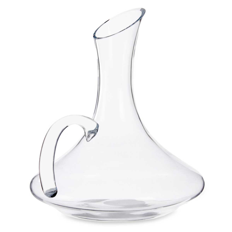 Vivalto Karafa na víno s uchem, 1,5 l transparentní