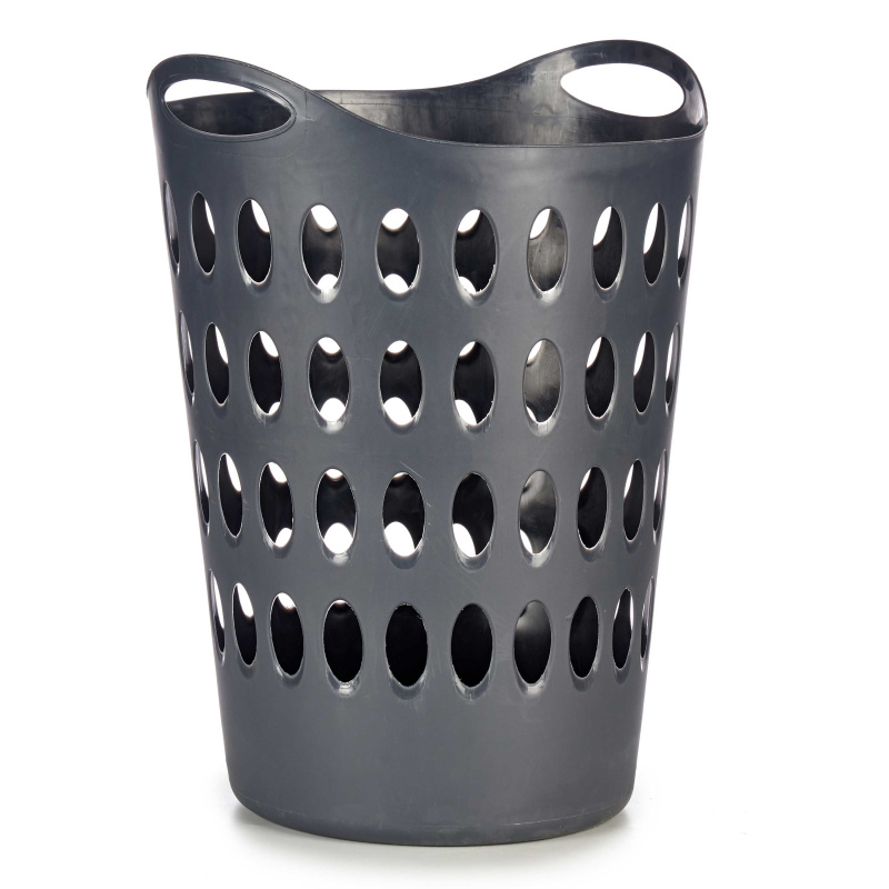 Kipit Koš na prádlo FLEXI, 50 l, antracitový antracitová