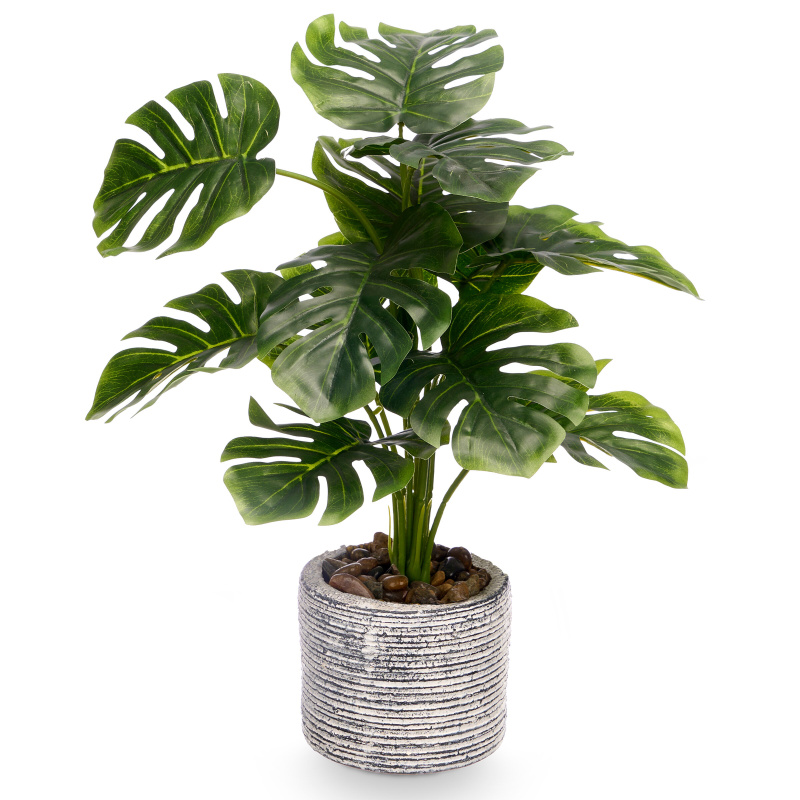 IBERGARDEN Umělá rostlina MONSTERA, 37 cm vícebarevná