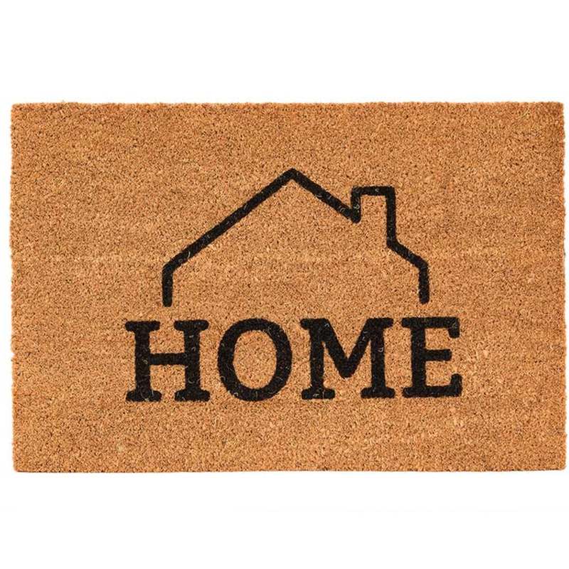 Giftdecor Kokosová rohožka HOME, 60 x 40 cm hnědá