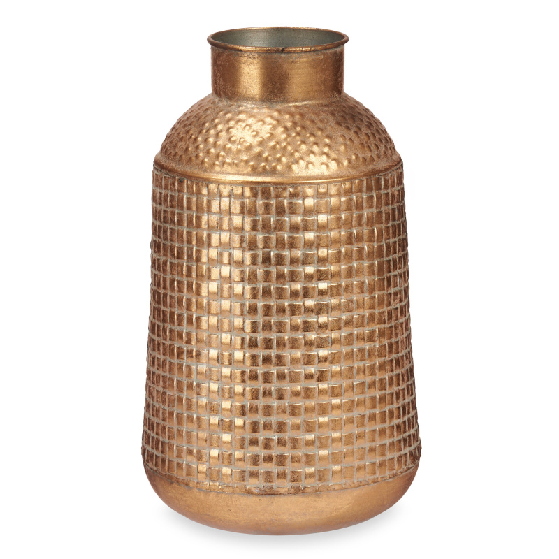 Giftdecor Zlatá váza ANTIQUE GOLD, Ø 22,5 cm zlatý