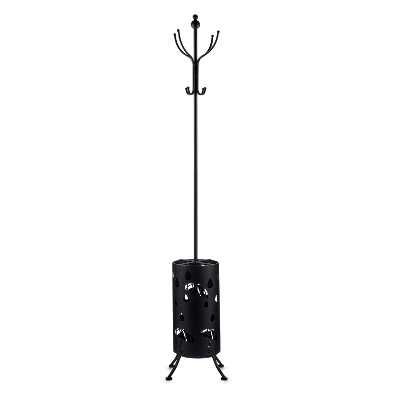 Giftdecor Stojan na kabáty a deštníky RAINY DAY, 185 cm, černý černá