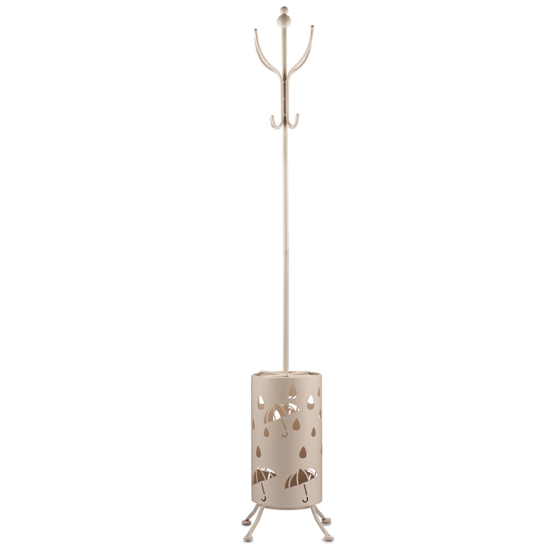 Giftdecor Stojan na kabáty a deštníky RAINY DAY, 185 cm, béžový béžová