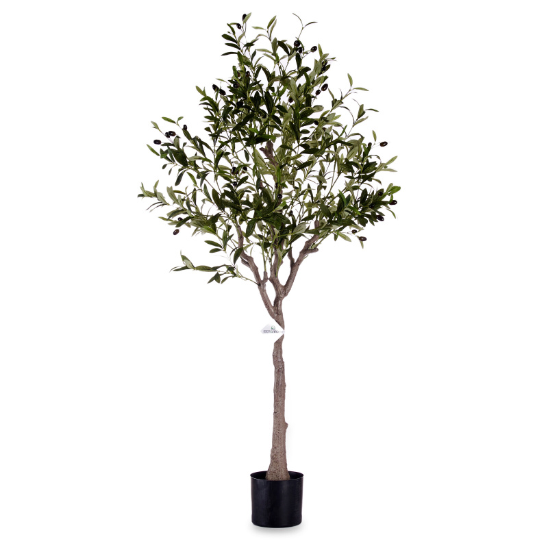 IBERGARDEN Umělý olivovník v květináči GRON, 130 cm vícebarevná