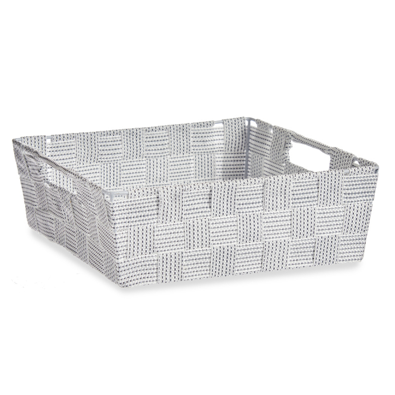 Kipit Koš na prádlo do skříně EASY SORT, šedý, 27 x 23 cm bílá