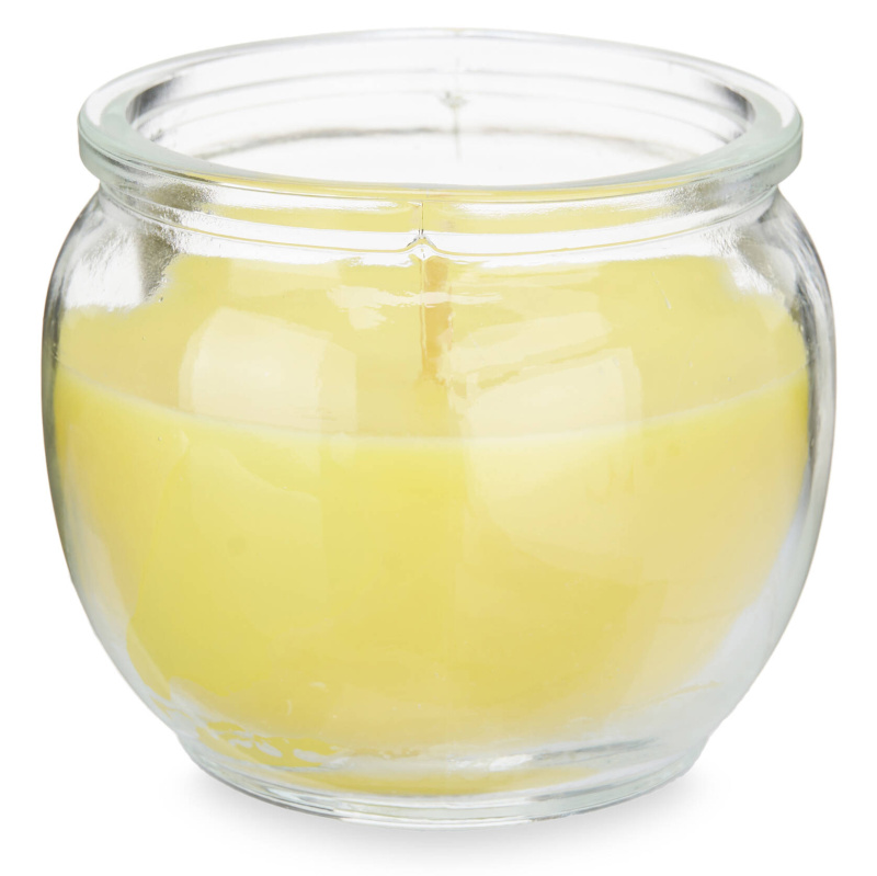 IBERGARDEN Svíčka proti hmyzu, citronella, 20 h hoření žlutá