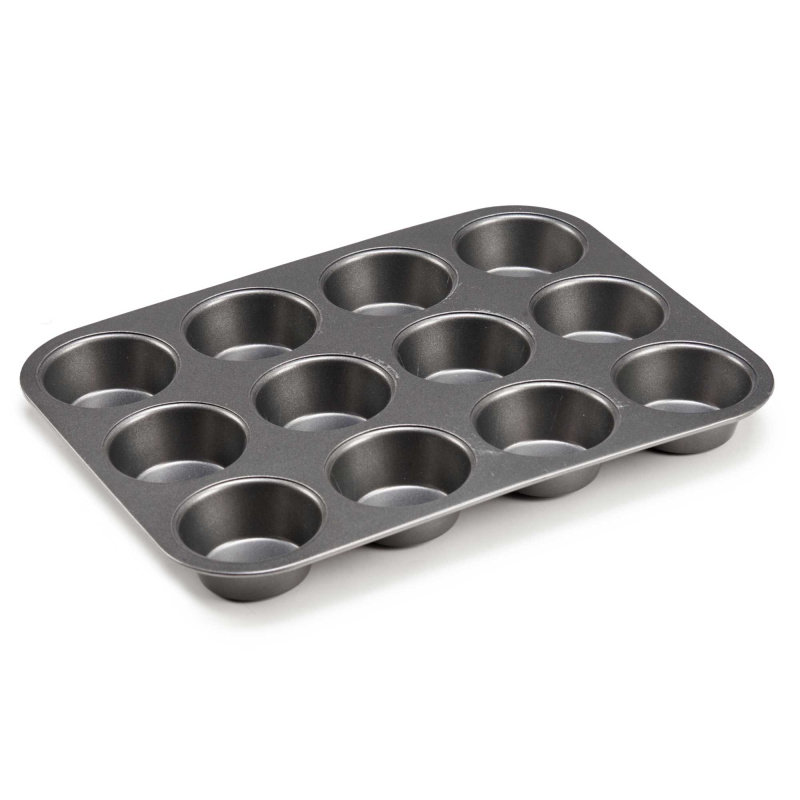 Kinvara Kovová forma na 12 muffinů MOLD černá