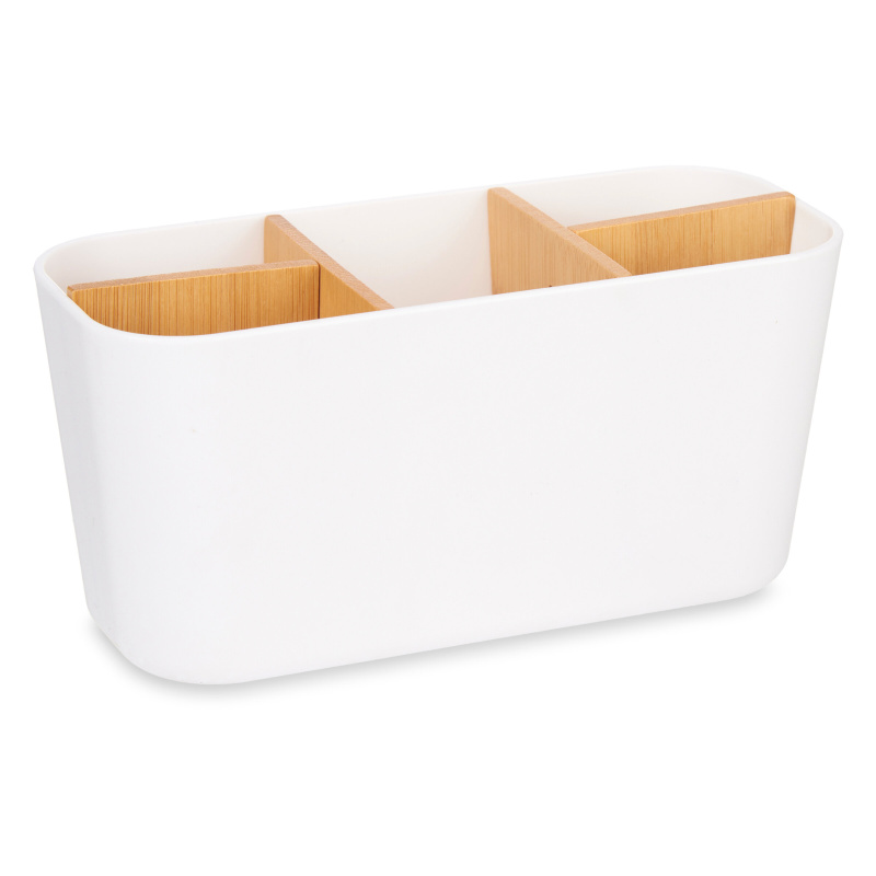 Berilo Organizér na kosmetiku SQUARE, 9 x 21 x 10 cm bílá