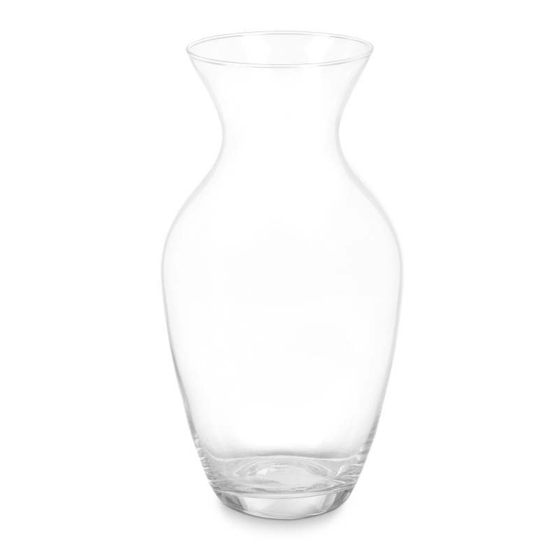 Giftdecor Skleněná váza karafa SINA, 26 cm transparentní