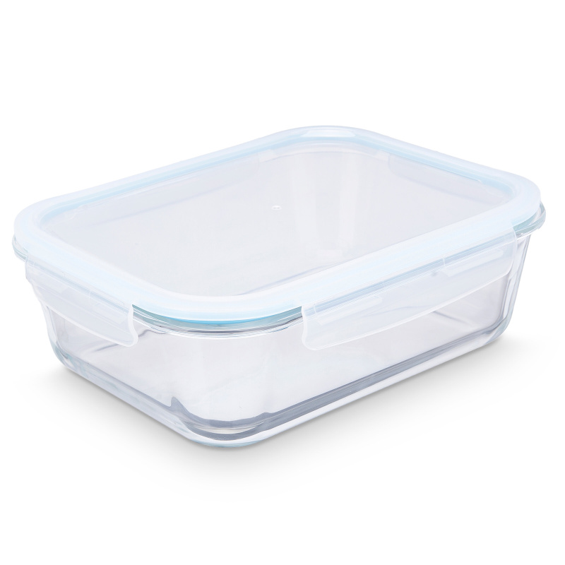 Vivalto Skleněná hermetická nádoba na potraviny LUNCH BOX, 2,8 l transparentní