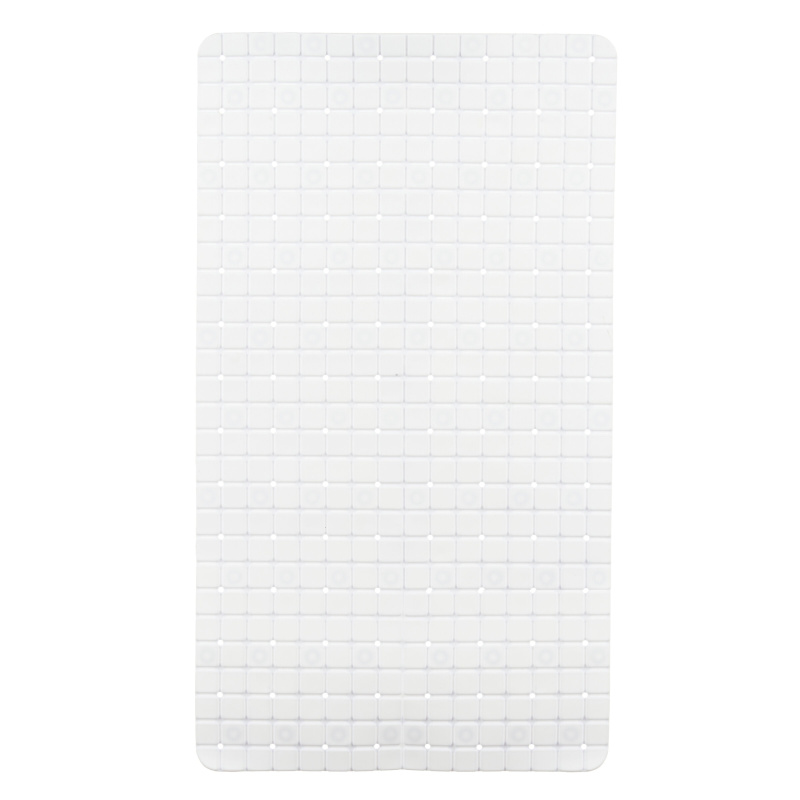 Berilo Protiskluzová koupelnová podložka BRICK, 67,7 x 38,5 cm, bílá bílá